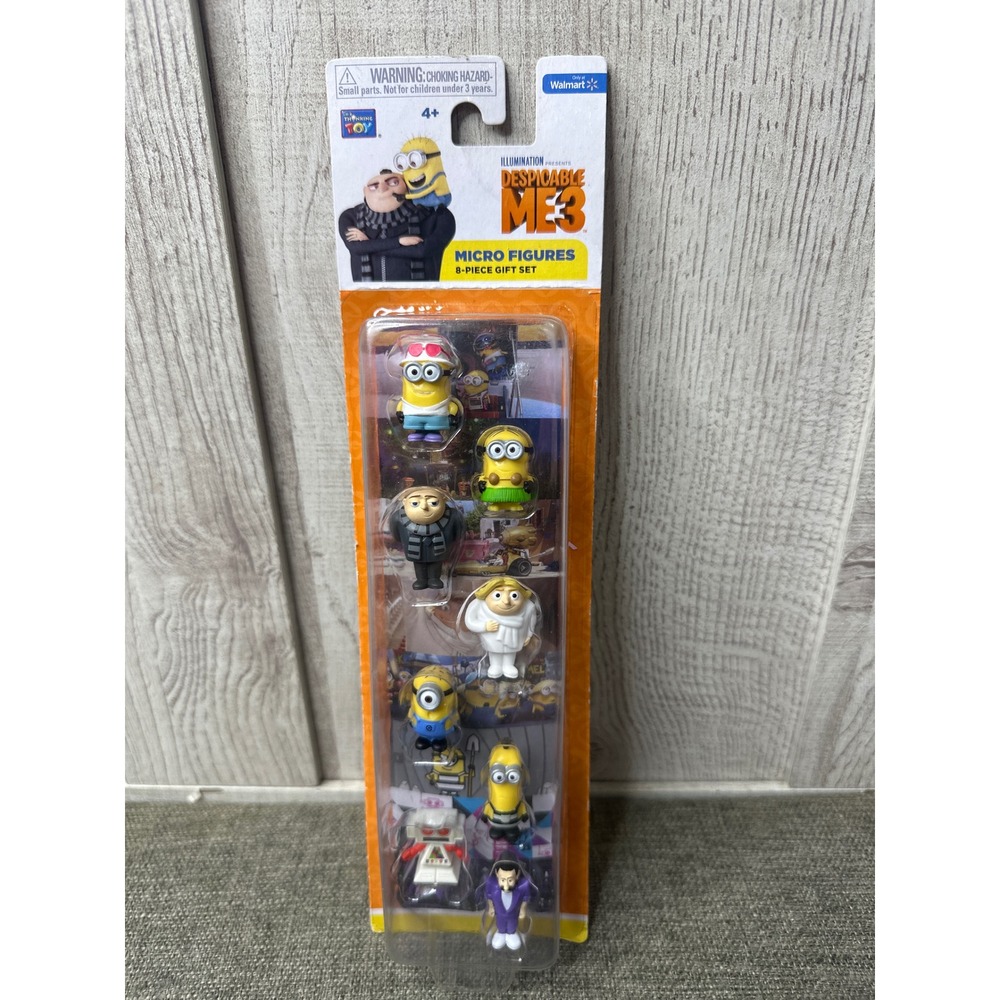 Despicable Me 3 Micro Figures 8-Piece Gift Set Thinkway Toys Walmart Exclusive